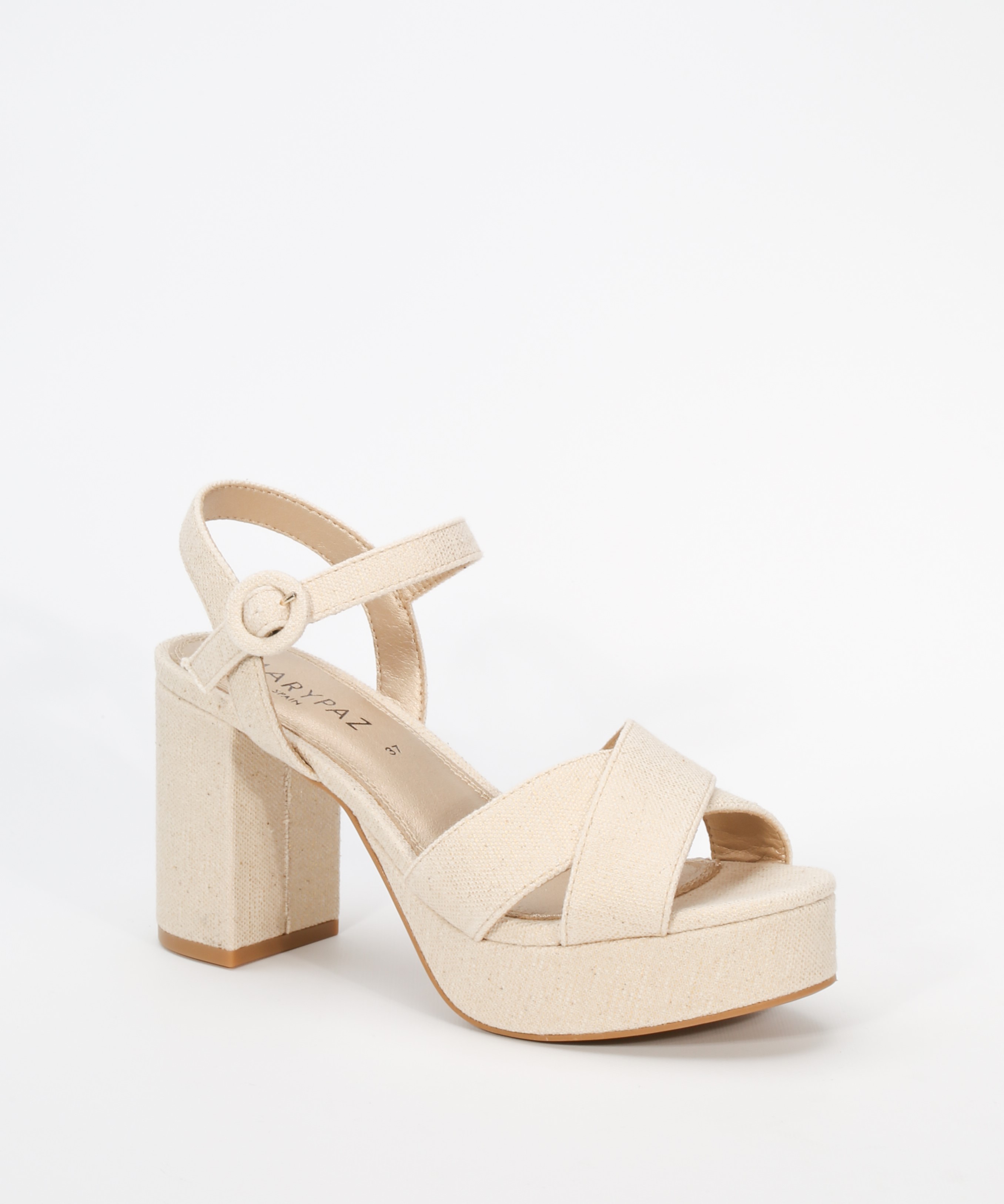 Sandalias de plataforma cruceta